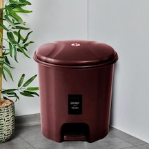 Motek Elit Pedallı Plastik Çöp Kovası İç Kovalıı 22 Lt-mürdüm Mürdüm