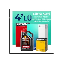 Filtron Jeep Compass 1.5 Hybrid Filtre Bakım Seti Motul Motor Yağlı (2020-2024) 4 Lü