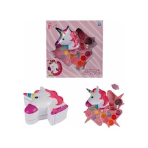 Unicorn Şekilli 3 Katlı Makyaj Güzellik Seti 10pcs Mixed