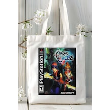 Art Hediye Chrono Cross Oyun Baskılı Omuz Çanta Kişiye Özel Model 3 Çok Renkli