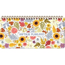 Keskin Color Sunflowers 13x27 Spiralli Haftalık Planlayıcı