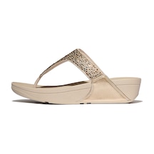 675 Platino Terlik Kadın Diğer A4l-675 Fitflop Lulu Crystal-mıx Metallıc Toe-post Platin