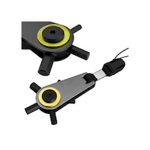 Powermaster Pm-24601 Çok Fonksiyonlu Mini Alyan Anahtar Setli Taşınabilir Anahtarlık Aparatı
