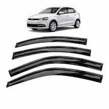 Volkswagen Polo 2010-2017 Slim Cam Rüzgarlığı 4 Parça