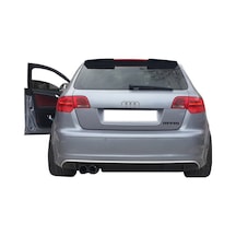 Audi A3 8P Hb 5 Kapı 2005 - 2012 Rs Spoiler Plastik  Boyasız