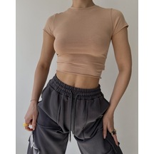 1605 - Mai Collection Toppin Caramel Penye Crop