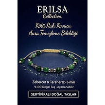 Sertifikalı Kötü Ruh Kovucu Aura Temizleme Bilekliği - Zebercet V Çok Renkli