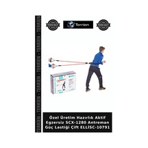 Özel Üretim Hazırlık Aktif Egzersiz Scx-1280 Antreman Güç Lastiği Çift Ellisc-10791 Çok Renkli