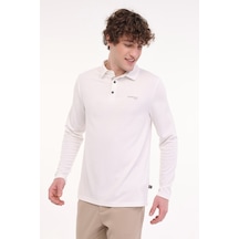 Lumberjack Ml Luke 15ıtl1080 5fx Beyaz Erkek Uzun Kol T-shirt 000000000101948273 Beyaz