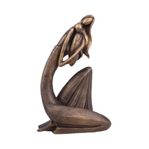 Suntek Reçine Anne Ve Çocuk Heykeli Ev Heykelcik Anne Holding