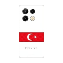 Infinix Note 40 Pro Uyumlu Türk Milli Takım Forma Baskılı Silikon Kılıf Renkli