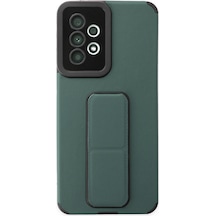 Newface - 565 - Samsung Galaxy A33 5g Kılıf Mega Standlı Silikon - Edntrend - - Yeşil