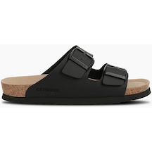 Terlik Kadın Hawaıı G104363 Genuins Vegan Black Vegan Black Siyah