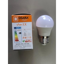 5 Adet Osaka 6w 50w 540 Lümen E 27 Top Ampül 3000k Sarı 45mmx75mm
