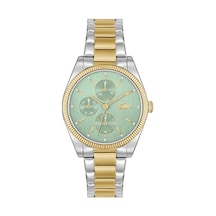 Lacoste 2001364 Quartz Çelik Altın/gri Yeşil Kadran 36 Mm Kadın Kol Saati