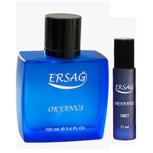 Ersağ Okyanus Erkek Parfüm Seti 100 Ml + 15 Ml Çanta Boy Aromatik - Odunsu