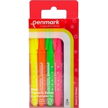 Penmark Kalem Tipi Fosforlu Kalem 6&apos Lı Bristol Neon 103 Ivory