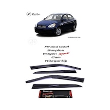 Hyundai Accent Era Sunplex Marka Cam Rüzgarlığı Mugen 4'Lü