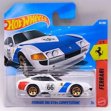 Hot Wheels Ferrari 365 Gtb4 Competizione Beyaz 1/64 Regular