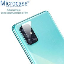 Samsung Galaxy A51 Kamera Camı Lens Koruyucu Nano Esnek Film