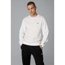 Ellesse Erkek Sweatshirt Em229-of Beyaz
