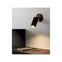 Moderns Spor Led Spot Hareketli Aplik Ampul Dahildir7 Siyah