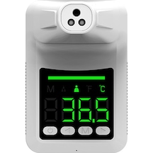 Shineyee Duvar Tipi Temassız Kızılötesi Ateş Ölçer: 6 Dil Sesli Uyarı, C/ F Geçiş, 50 Kayıt Hafıza, 3 Kurulum Seçeneği