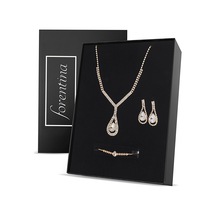 Forentina Altın Kaplama Zİrkon Taşlı Düğün Takı Seti PS2560 Altın