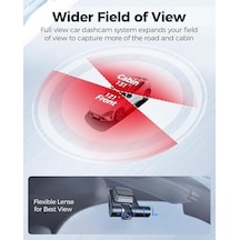 Azdome V600 1080p Araç Kamerası Üç Kameralı,g Sensör,gece Görüş,geri Görüş Kameralı,su Geçirmez,yol Kayıt