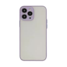 Apple İphone 14 Pro Max Kılıf Montreal Silikon Kapak - Mor 0.2M-Çok Renkli