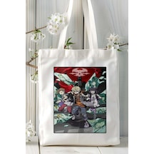 Art Hediye The World Ends With You Oyun Baskılı Omuz Çanta Kişiye Özel Model 2 Çok Renkli