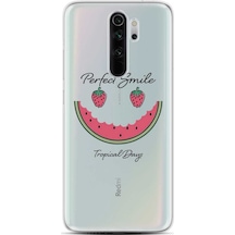Xiaomi Redmi Note 8 Pro Kilif Desenli Silikon Perfect Smile 473374209
