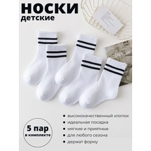 Polly&tim Çocuk Çorapları 5 Çift Set 168720329 Beyaz