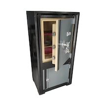 Mywondry Store Şifreli Çelik Para Kasası 85 Cm Siyah Gri
