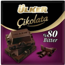 Ülker %80 Kakaolu Bitter Kare Çikolata 70 G