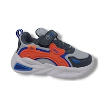 Zerhan Deep Kids 555 Erkek Çocuk Füme Spor Ayakkabı Gri