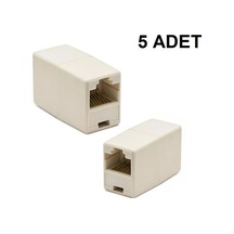 Hadron HD4062 RJ45 Dişi Dişi F/F Kablo Birleştirici 5 Adet
