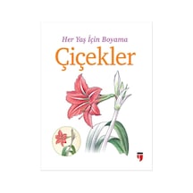 Her Yaş İçin Boyama - Çiçekler
