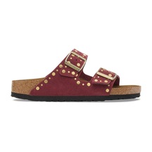 Birkenstock Bırkenstock Arizona Rivet Veloursleder Kadın Terlik 1030329 Kahverengi