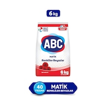ABC Matik Gül Tutkusu Toz Çamaşır Deterjanı 40 Yıkama 6 KG