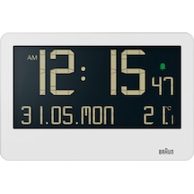 Braun Bc14w Beyaz Dijital Duvar Saati Brn.bc14w