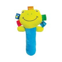 Sozzy Toys Çıngıraklı Sıksık Kurbağa Açık Bej
