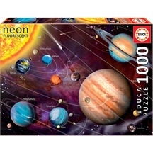 Educa Puzzle 1000 Parça Solar System Neon 14461
