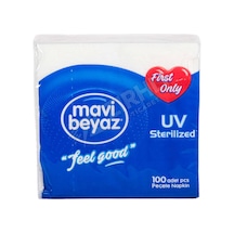 Mavi Beyaz Peçete 23 X 24 100 Lü