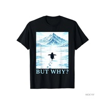 Tarzsokak Nihilist Penguen Ama Neden Dağlar Yürüyüş Meme T-shirt Erkekler Kadınlar Için % 100% Pamuk T Çok Renkli