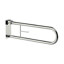 Maxiflow Mafsallı Wc Kağıt Çengelli Tutunma Barı 72Cm Krom