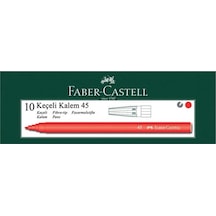 Faber Castell Kırmızı Keçeli Kalem 10'lu Paket