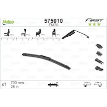 Silecek Süpürgesi - Fiat Ulysse, Scudo - Valeo-575010