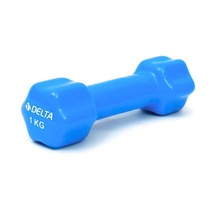 Delta 1 Kg X 1 Adet Deluxe Pvc Kaplama Mavi Demir Dambıl