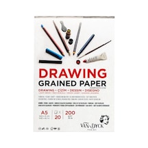 Van Dyck Drawing Çzm Blk A5 200 Gr 20 Yp Doku Üst Yp